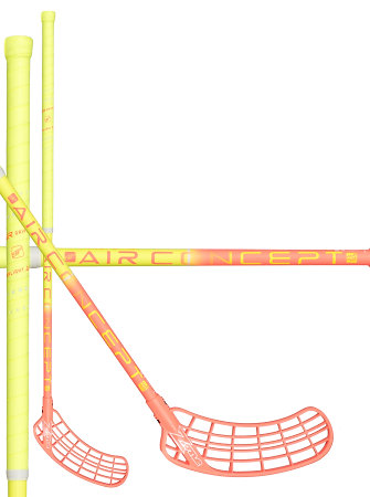 Zone floorball SUPREME AIR Superlight 27 neon yellow/light coral Floorball Schläger