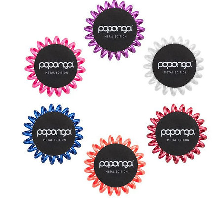 Papanga Metal Edition Small Hairband Metallic Haar-Ring - Klein