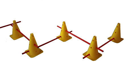 Eurostick Agility Mini zig-zag start set set na trénování