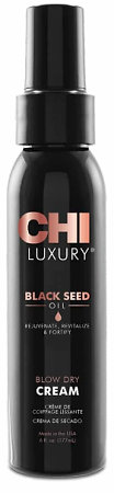 CHI Luxury Black Seed Oil Blow Dry Cream ľahký vyhladzujúci krém s termoochranou