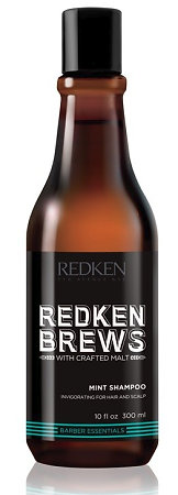 Redken Brews Mint Shampoo Minz-Shampoo mit erfrischender & kühlender Wirkung