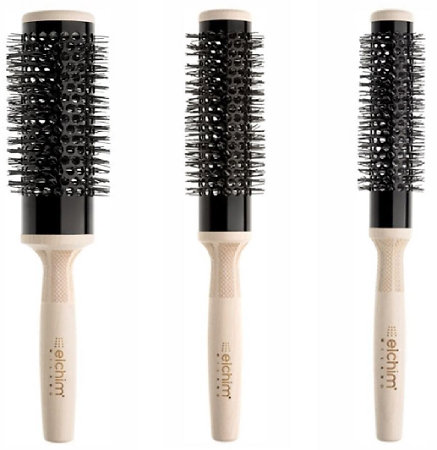 Elchim Wooden Thermal Brush fúkacia kefa na vlasy