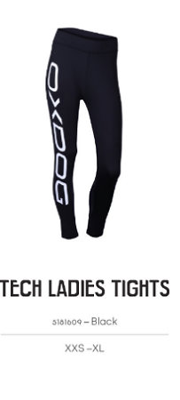 Oxdog TECH LADIES TIGHTS Black elasťáky