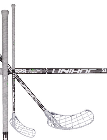 Unihoc SONIC TeXtreme Curve 1.0º 29 silver/black Florbalová hokejka