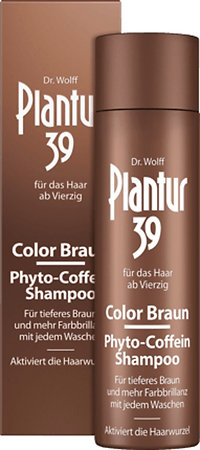 Plantur 39 Colour Brown Phyto-Coffein Shampoo Färbeshampoo für braunes Haar