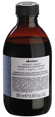 Davines Alchemic Silver Shampoo Shampoo für platinblondes, aufgehelltes oder graues Haar
