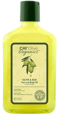CHI Naturals With Olive Oil Olive & Silk Hair & Body Oil pečující vlasový a tělový olej