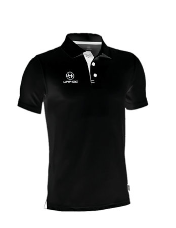 Unihoc TECHNIC unisex white Tričko s golierom