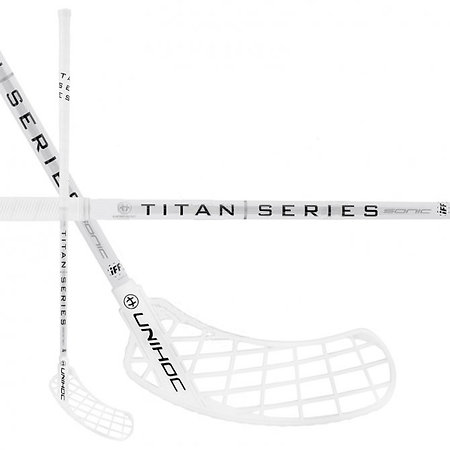 Unihoc SONIC TITAN Curve 2.0º 26 white Floorball Schläger