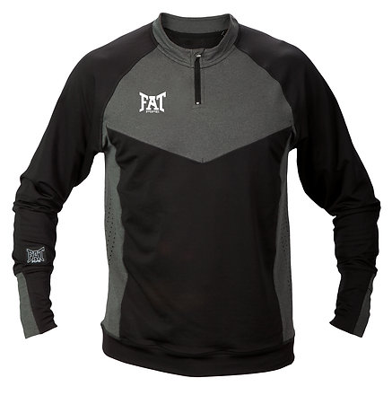 Fat Pipe CHAD WARMING UP SHIRT BLACK Zahrievacia mikina