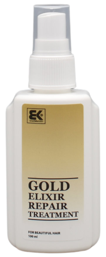 Brazil Keratin Gold Elixir Repair Treatment 100 ml, EXP. 06/2026