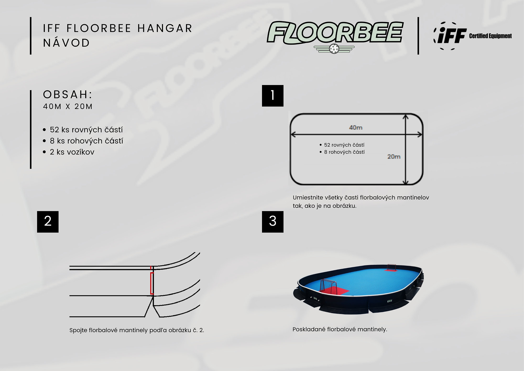 FLOORBEE Hangar - 2m čierna, áno, 2 m, Áno, Testovacia vzorka