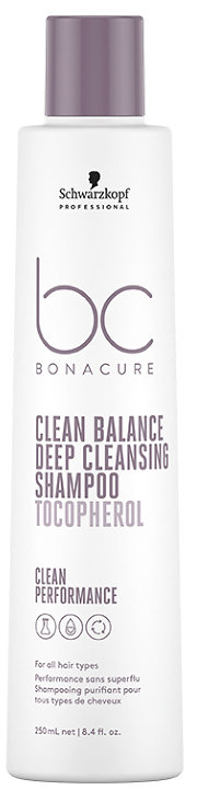 Schwarzkopf Professional Bonacure Clean Balance Deep Cleansing Shampoo 250 ml