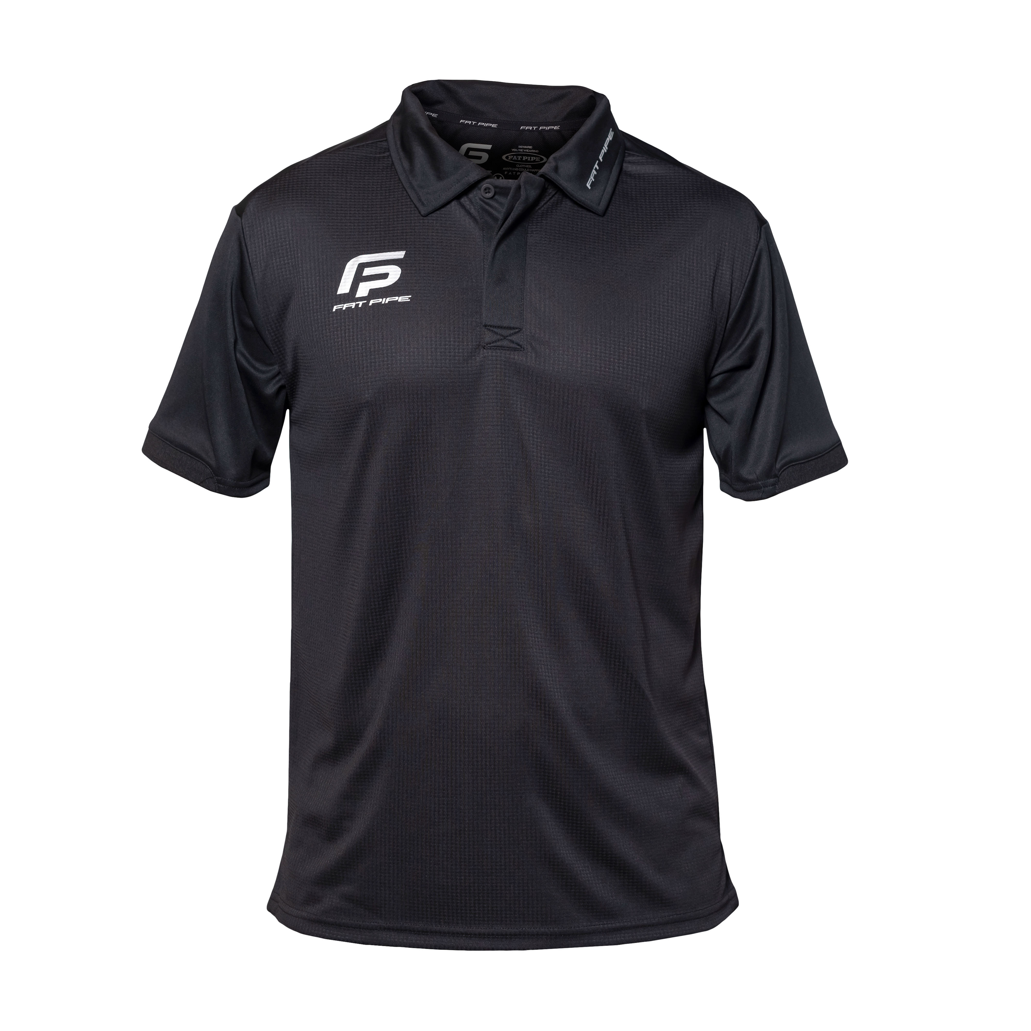 Fat Pipe AXEL POLO T-SHIRT S, čierna