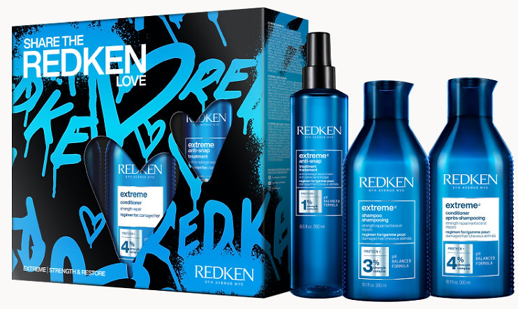 Redken Set Redken Extreme Gift Set hair strengthening gift set | glamot.com