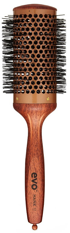 EVO Hank Ceramic Radial Brush 52 mm, Hnědá