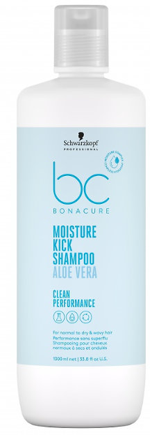 Schwarzkopf Professional Bonacure Moisture Kick Shampoo Aloe Vera 1 l