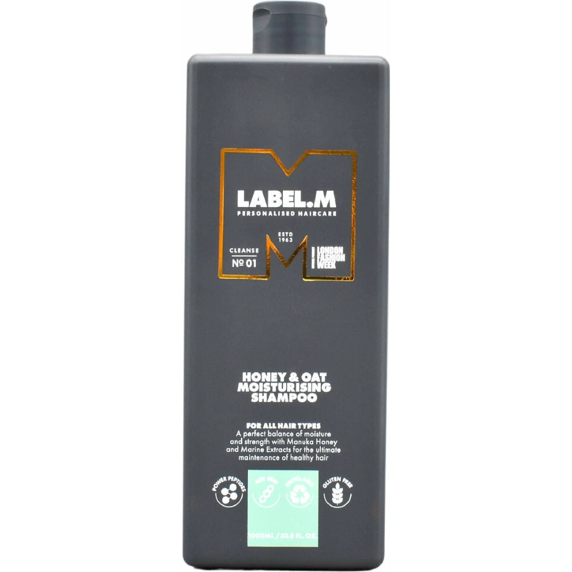 label.m Honey & Oat Moisturising Shampoo 1 l