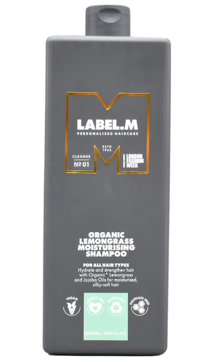 label.m Organic Lemongrass Moisturising Shampoo 1 l