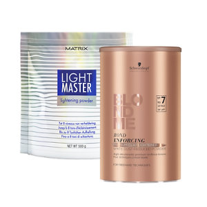 Melírovací prášky, pudry, krémy a zosvetlovače