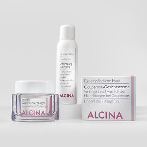 Alcina skincare products for sensitive skin