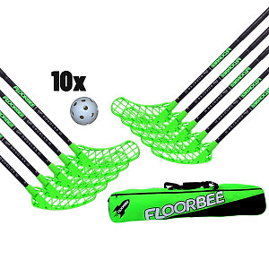 Výhodné florbalky, florbalové hokejky - sada