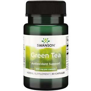 Doplňky obsahující výtažky ze zeleného čaje