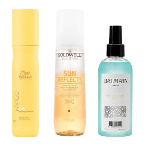 Kosmetik zum Schutz der Haare vor der Sonne