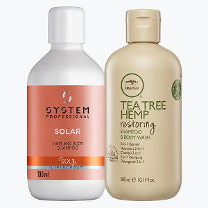 2-in-1 hair and body washes